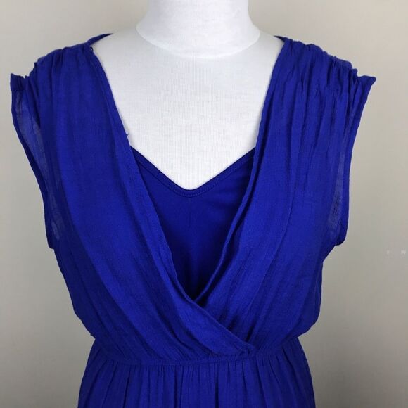 Superfoxx Revolve Blue Sleeveless Maxi Dress Med - Picture 3 of 8